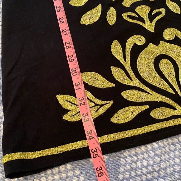 INC international Concepts Black&Gold embroidered - Picture 10 of 11